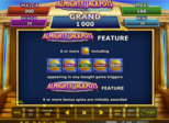 ALMIGHTY JACKPOTS - Realm of Poseidon™ Paytable