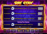 Bat Stax™  Paytable