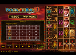 Book of Ra™ deluxe 10: Win Ways™ Paytable