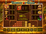 Book of Ra™ – Temple of Gold™ Paytable