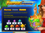 Fortune Fishing Paytable