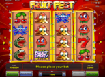 Fruit Fest™ Paytable