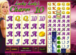 Highroller Lucky Ladyʼs Charm™ deluxe 10 Paytable
