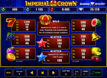 Imperial Crown™ Paytable