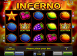 Inferno™ Paytable