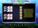 Loki Wild-Tiles  Paytable