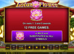 Lotus Flower™ Paytable