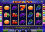 Spinning Stars™ Paytable