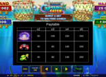 Starlight Jackpots™ Captain's Catch™ Paytable